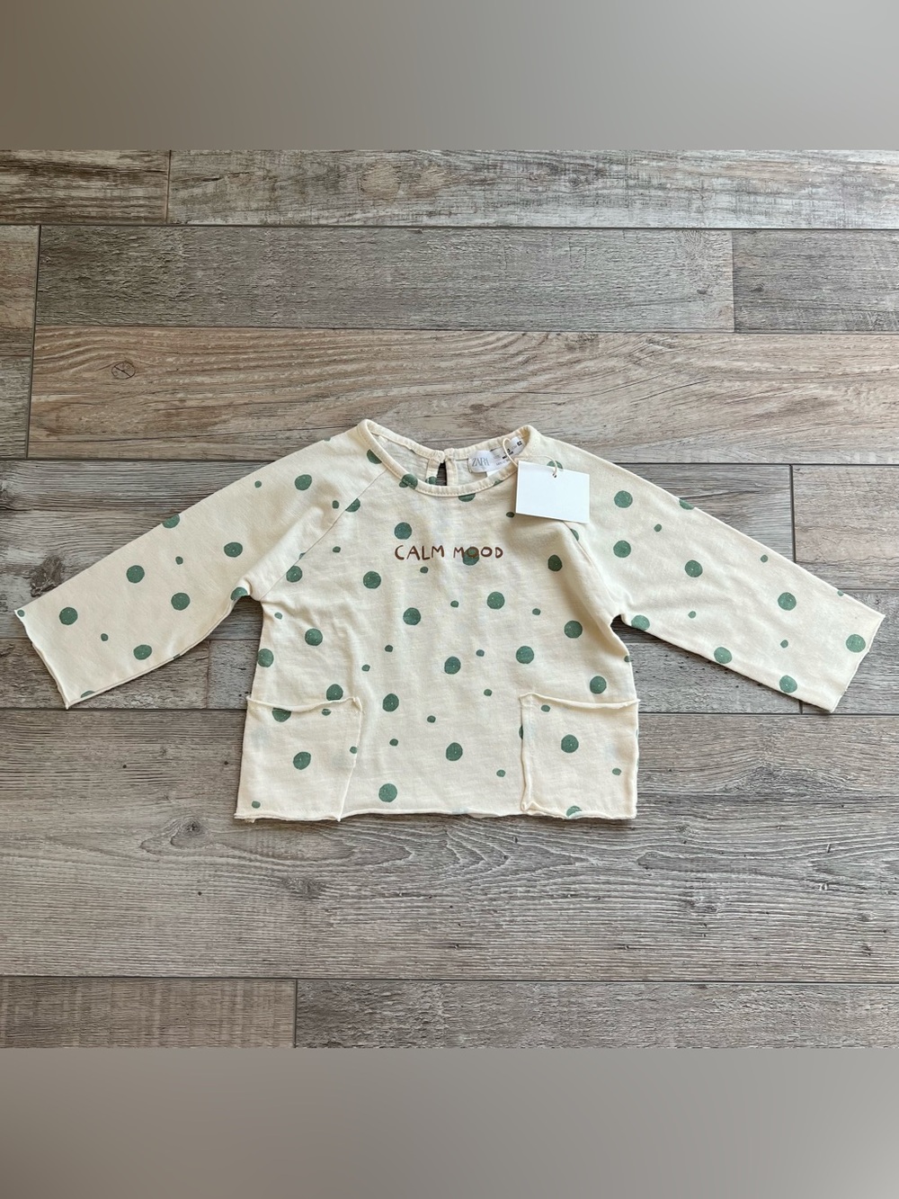 NWT Zara Baby Long Sleeve Top Size 1-3 Months